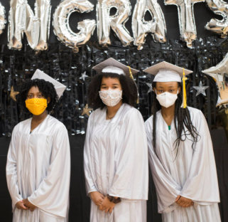 girls in their graduation